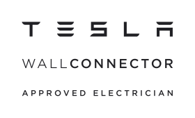 Tesla Wall Connector Aproved Electrician