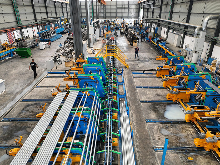 working electrical systems in an industrial facility