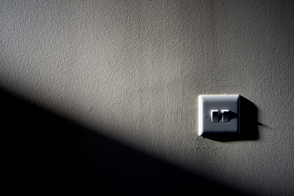 broken light switch at home